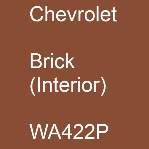 Chevrolet, Brick (Interior), WA422P.